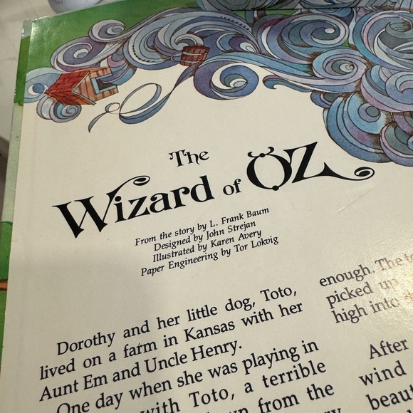 Vintage 1980s Wizard of Oz Pop-Up Book story dorothy Troll Associates wicked - Picture 5 of 10